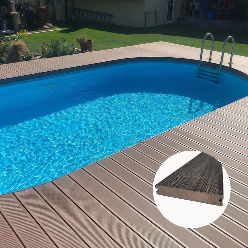 Water Resistant ASA Decking Surrounding Swimming Pool