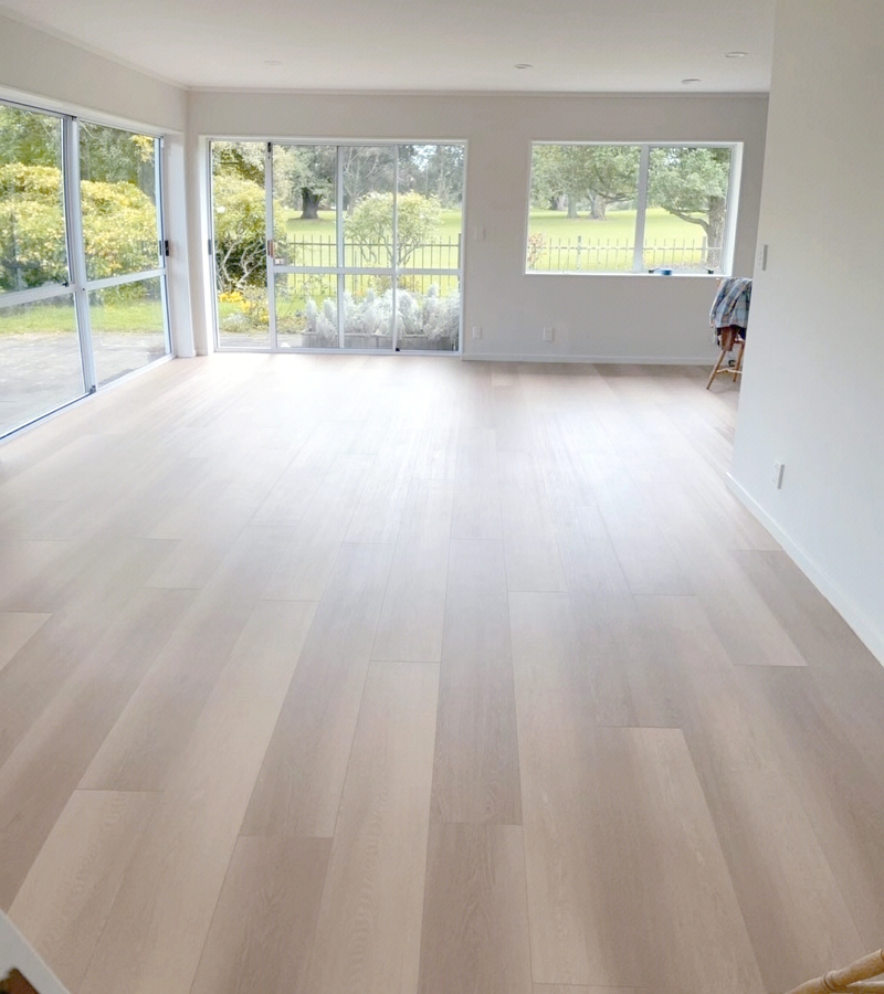 Spc Flooring Large‑Room Pavement Effect