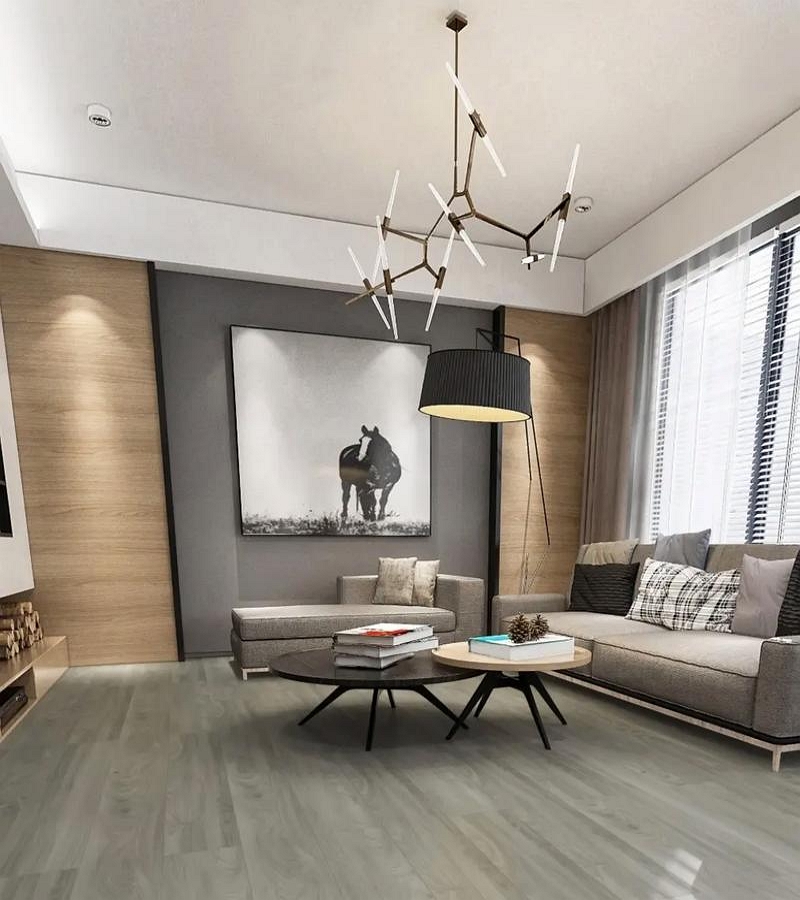 Spc Flooring Living Room Application Scene