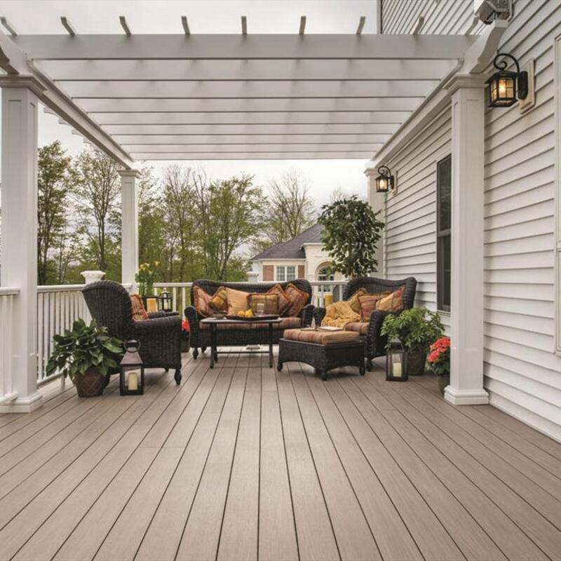 Modern WPC Composite Decking For House Porch