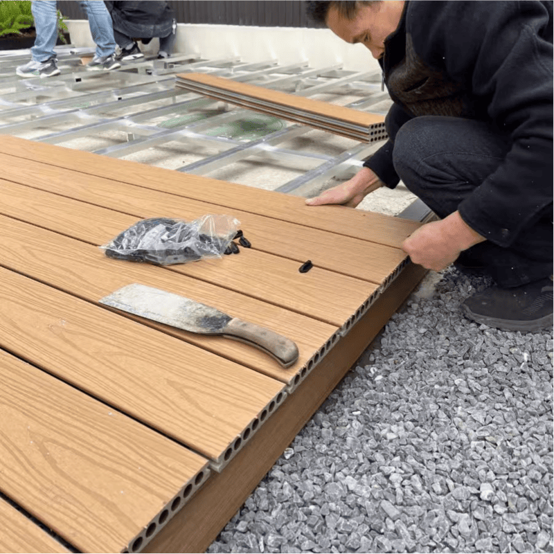 Installing WPC Decking On Aluminum Sub‑Structure