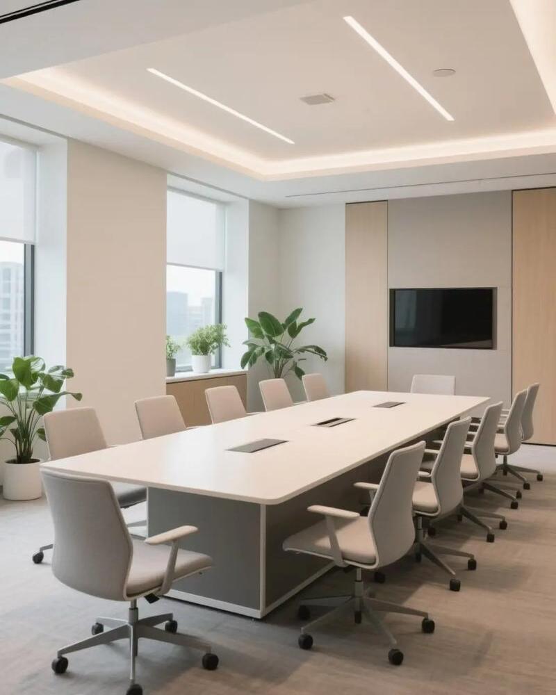 Office Conference Room Gypsum Board Interior Wall